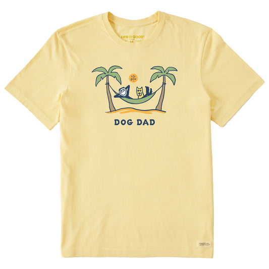 Men's Dog Dad Jake & Rocket Hammock Short Sleeve Crusher Tee