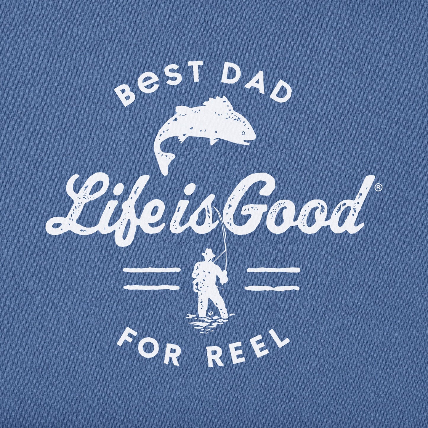 Men's Best Dad For Reel Short Sleeve Tee