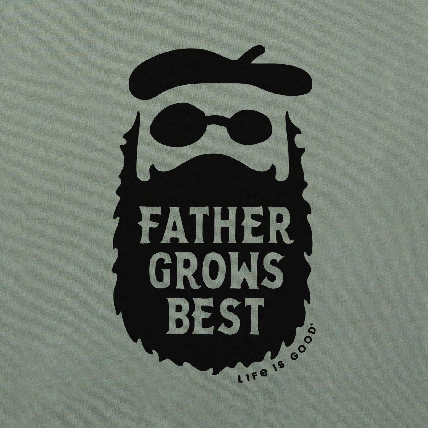 Men's Father Grows Best Short Sleeve Crusher-LITE Tee