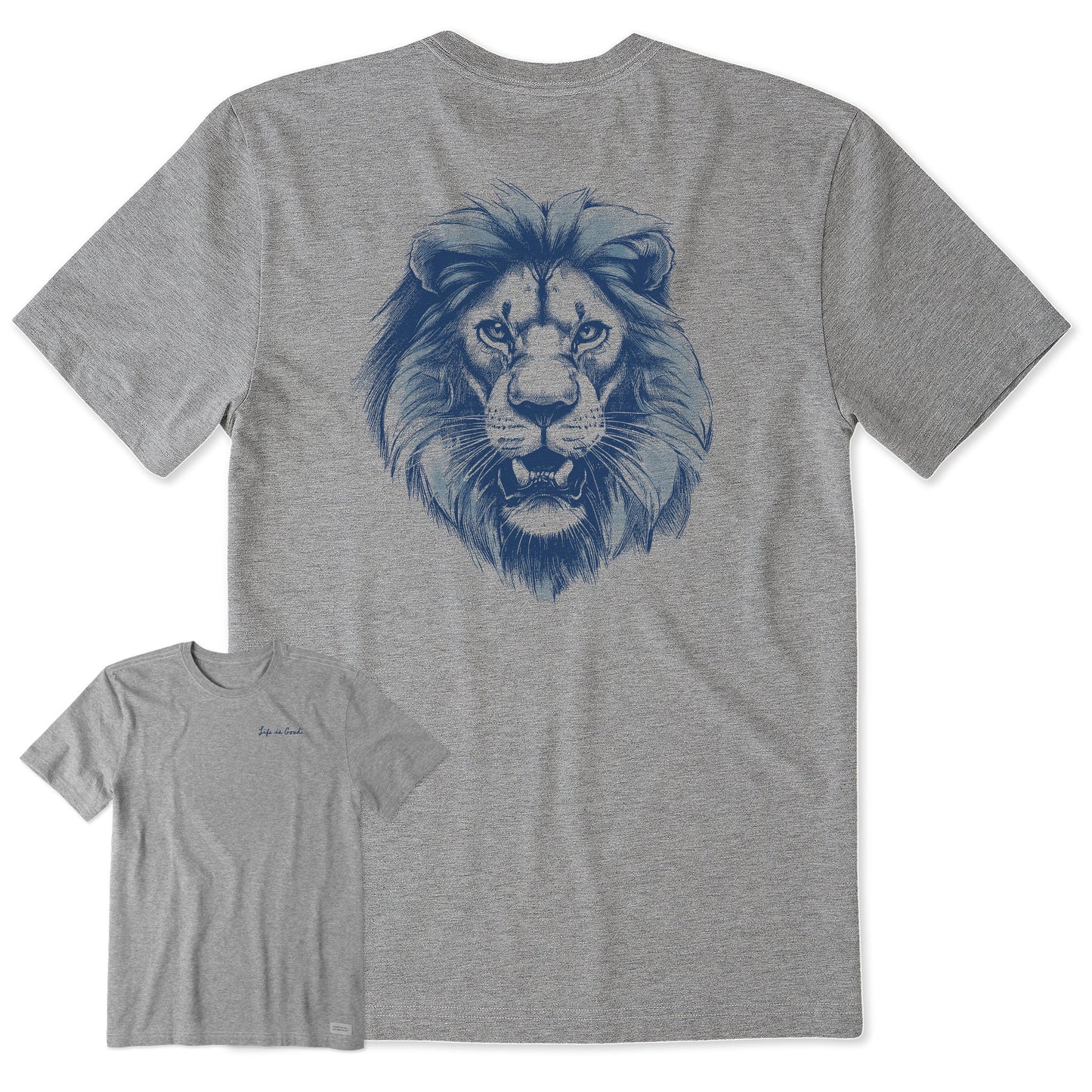 Men's Fierce Lion Short Sleeve Crusher Tee