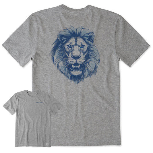 Men's Fierce Lion Short Sleeve Crusher Tee