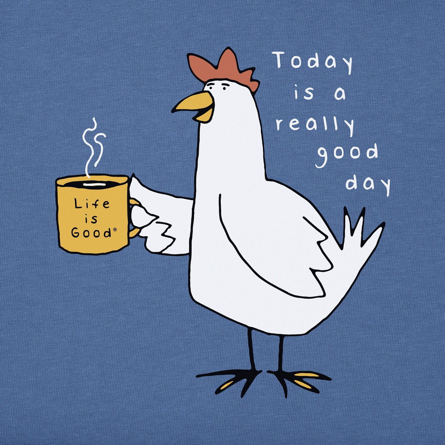 Men's Really Good Day Chicken Coffee Short Sleeve Tee