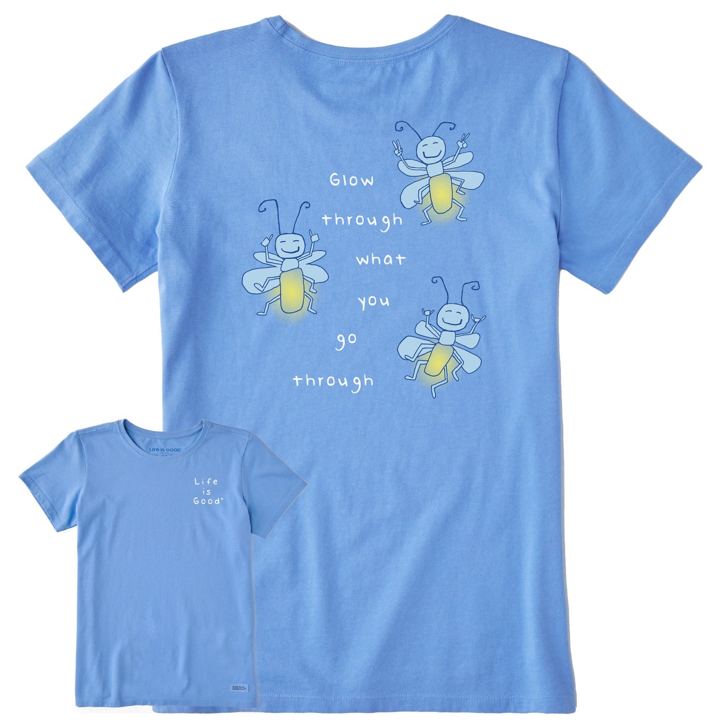 Women's Glow Through Fireflies Short Sleeve Tee