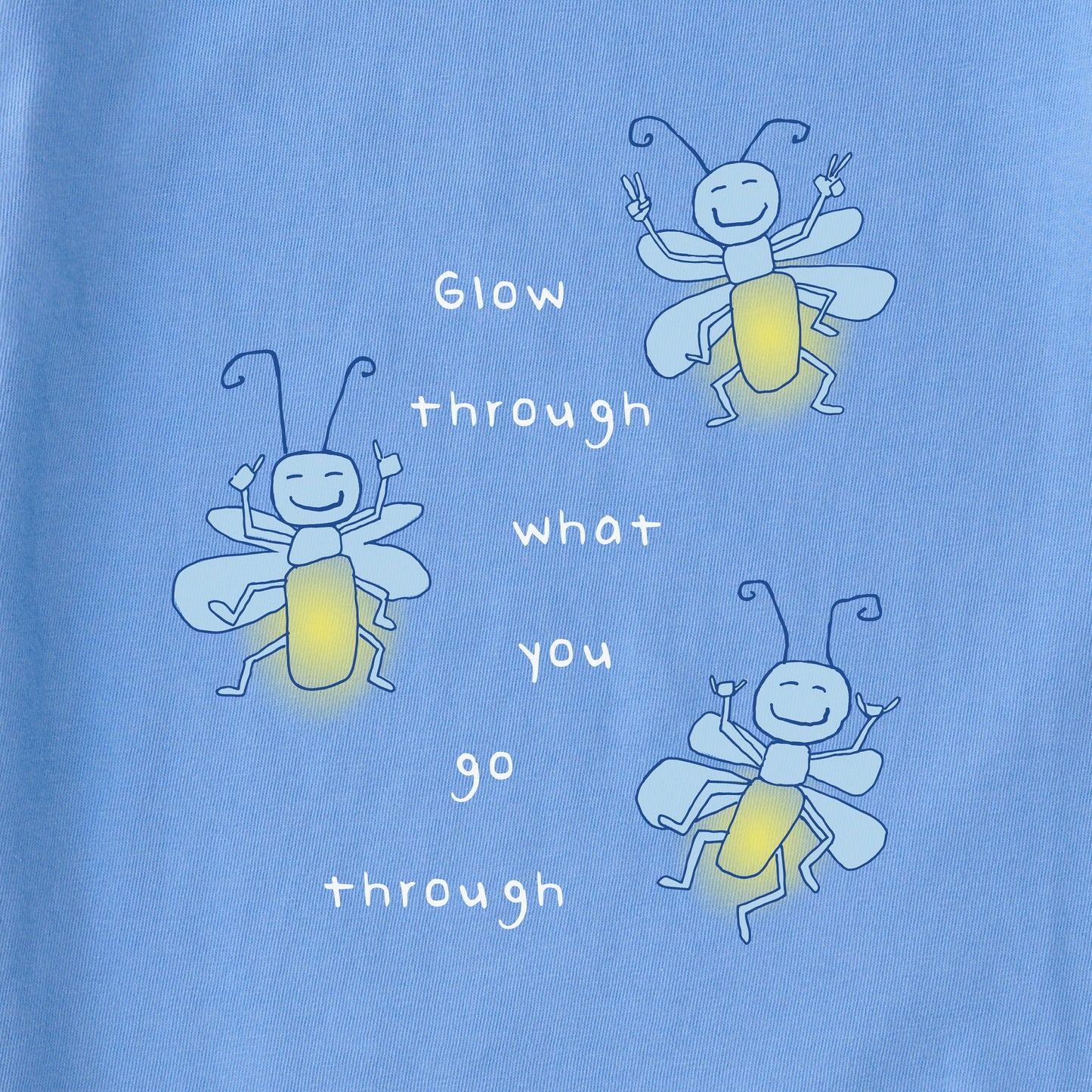 Women's Glow Through Fireflies Short Sleeve Tee