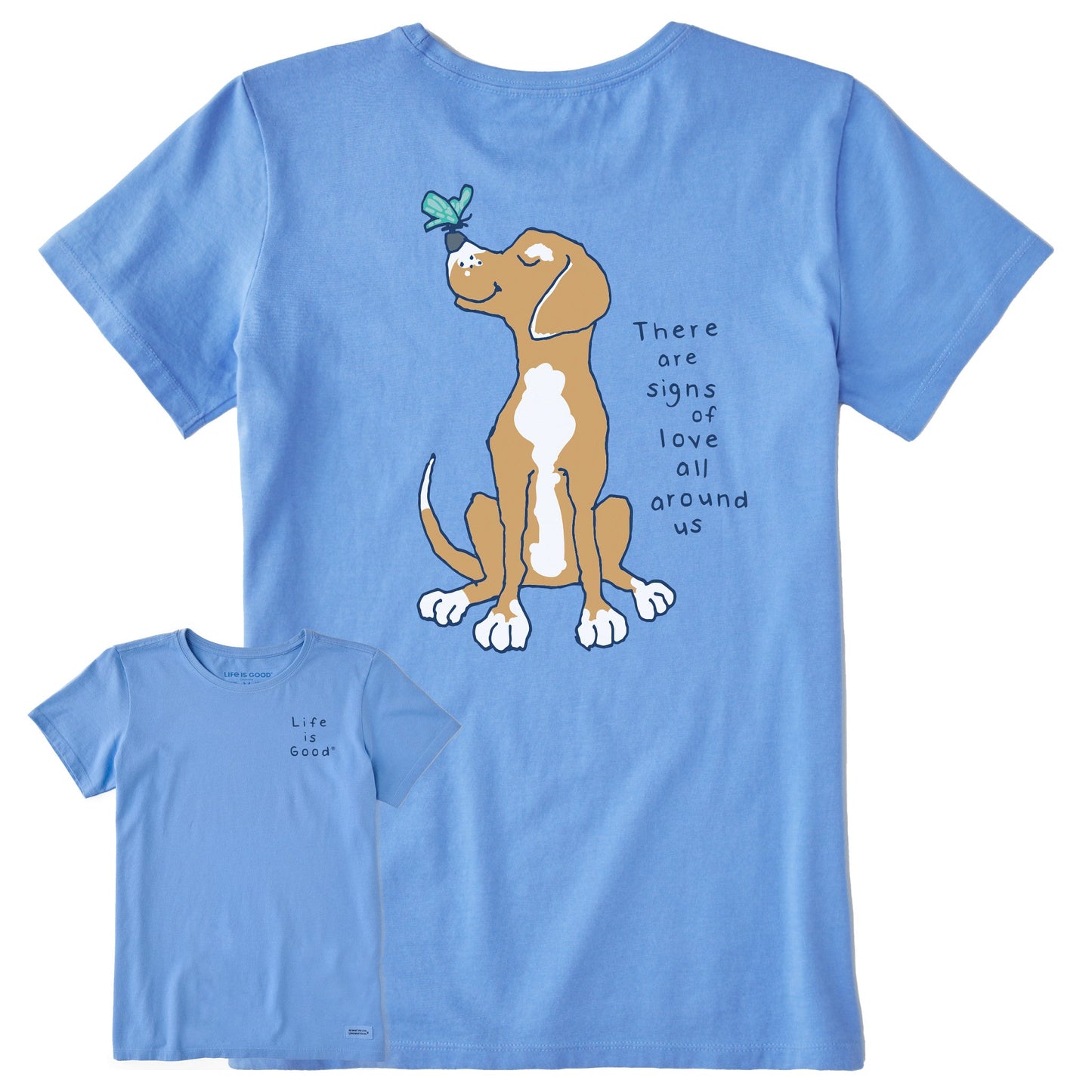 Women's Signs of Love Dog Short Sleeve Tee