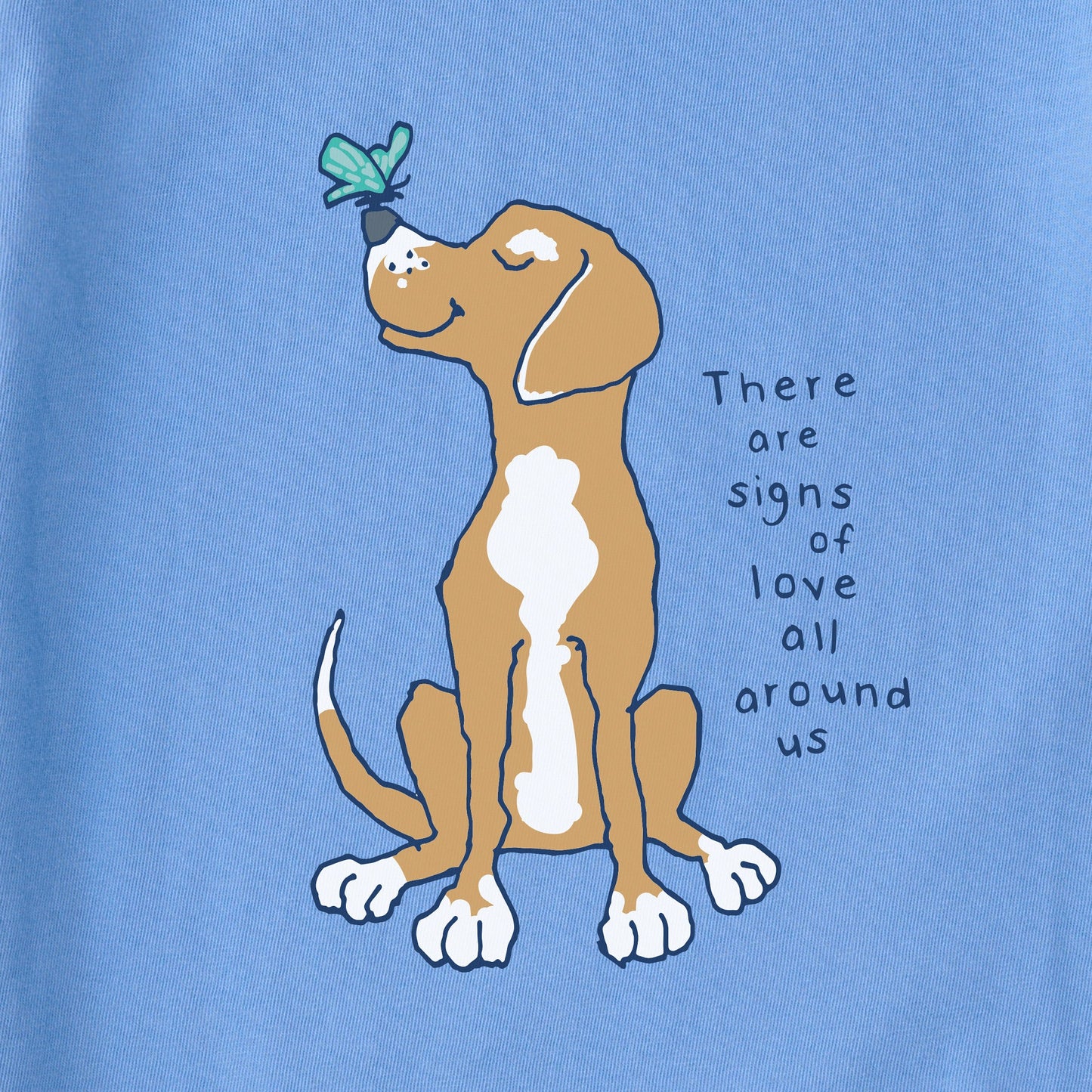 Women's Signs of Love Dog Short Sleeve Tee