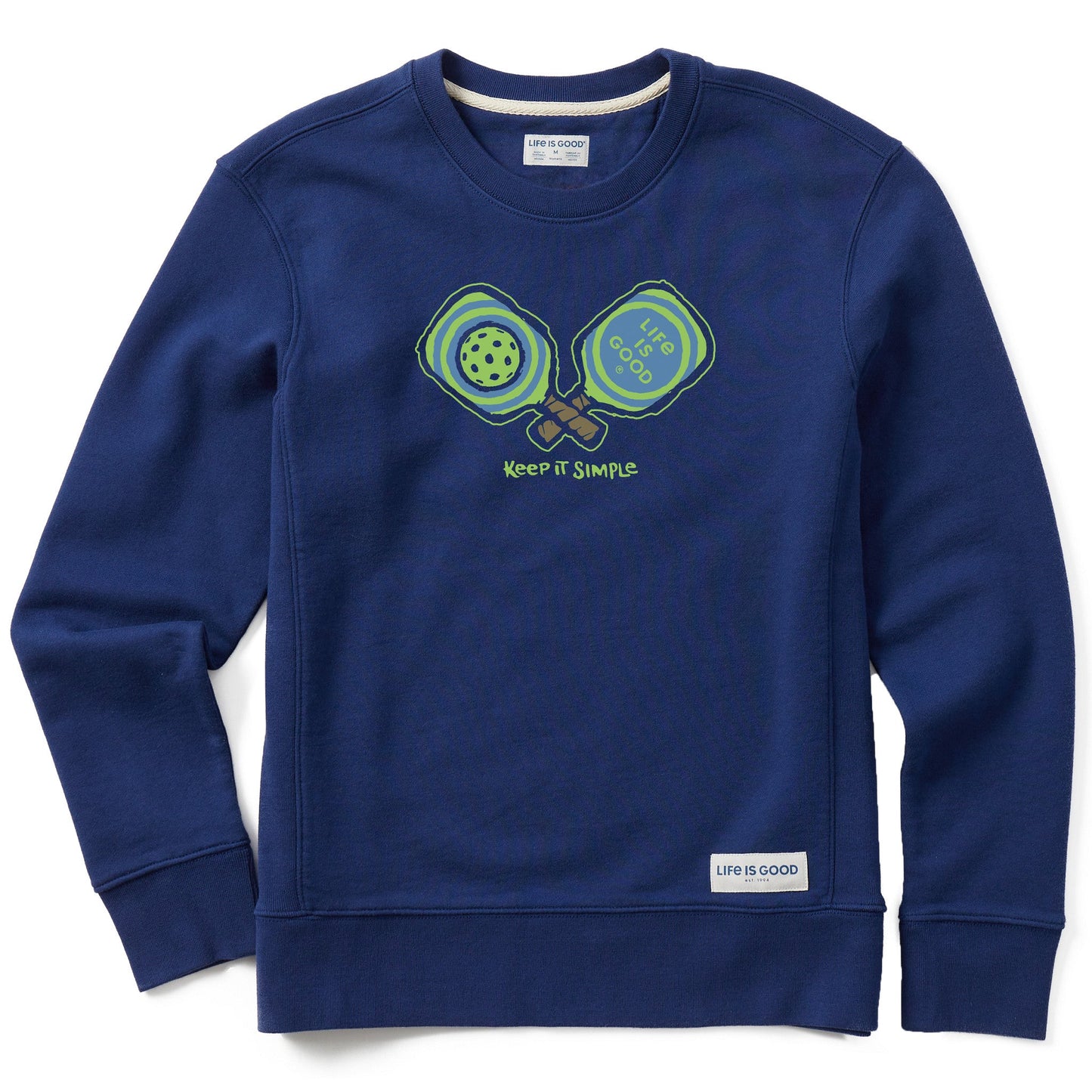 Women's Keep It Simple Pickleball Simply True Fleece Crew