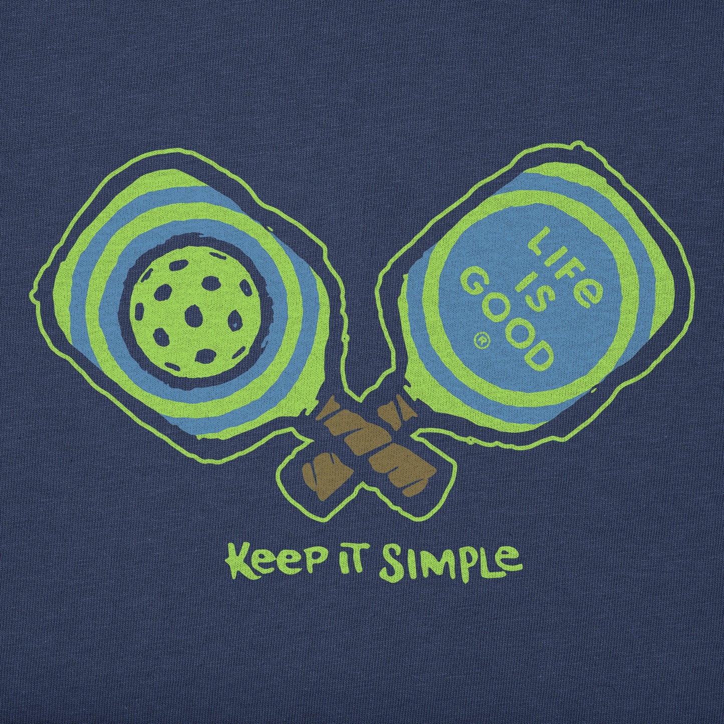 Women's Keep It Simple Pickleball Simply True Fleece Crew