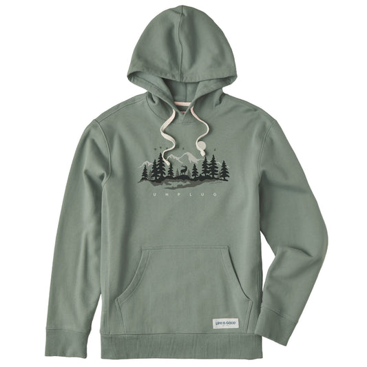 Men's Unplug in the Outdoors Simply True Fleece Hoodie