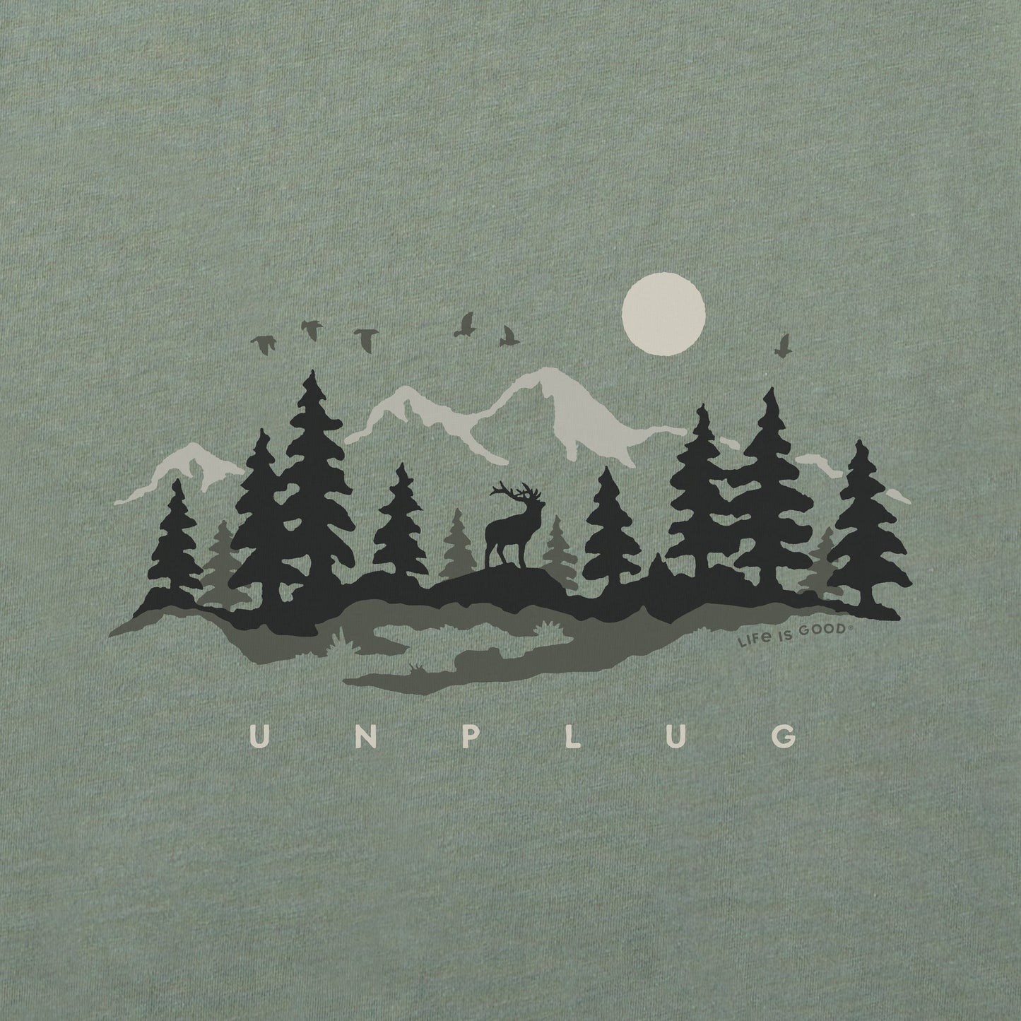 Men's Unplug in the Outdoors Simply True Fleece Hoodie