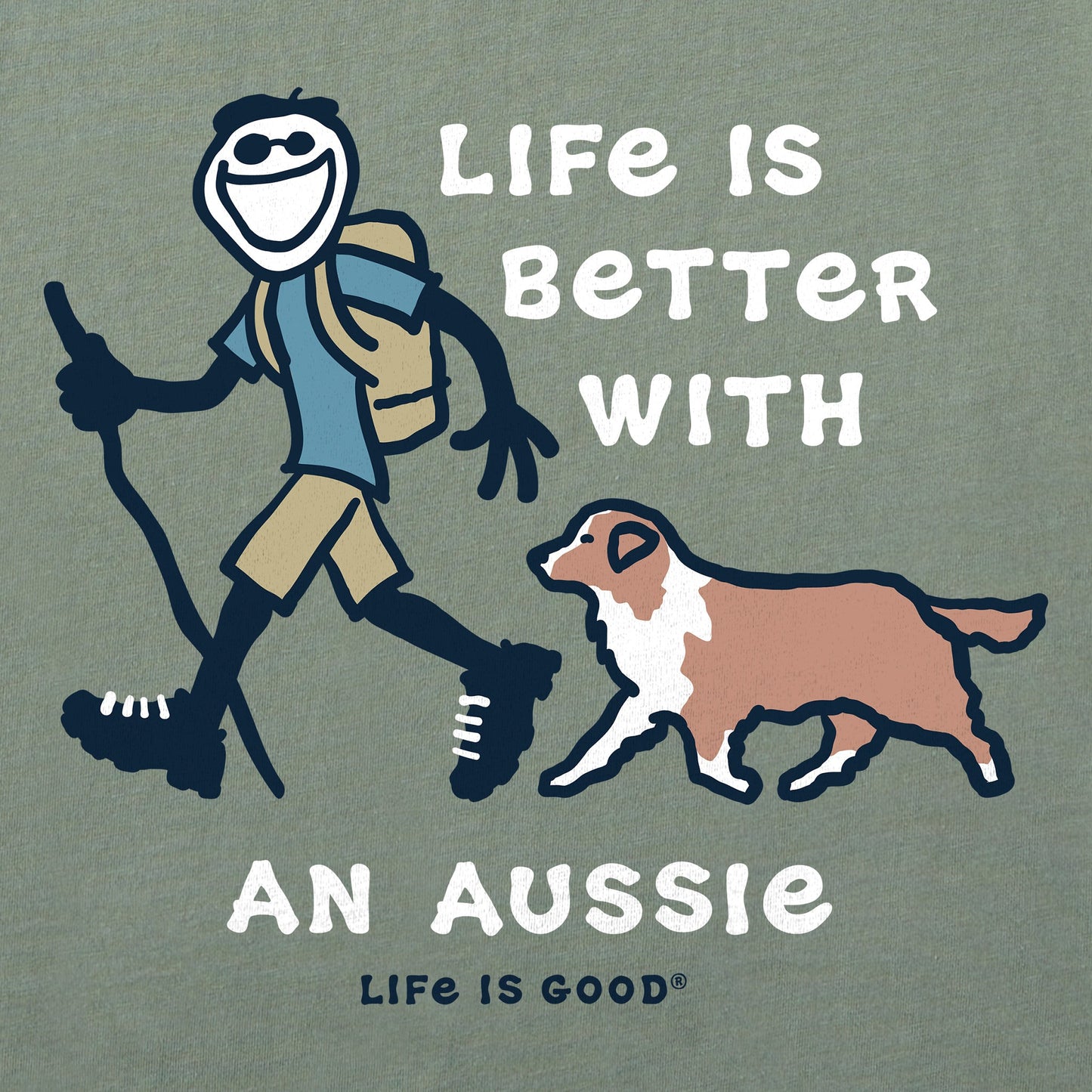 Men's Better With an Aussie Jake Short Sleeve Tee