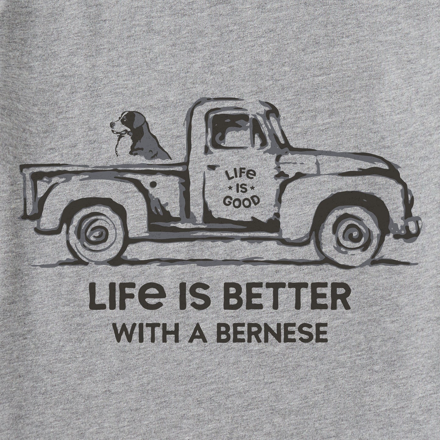Men's Better with a Bernese Truck Short Sleeve Tee