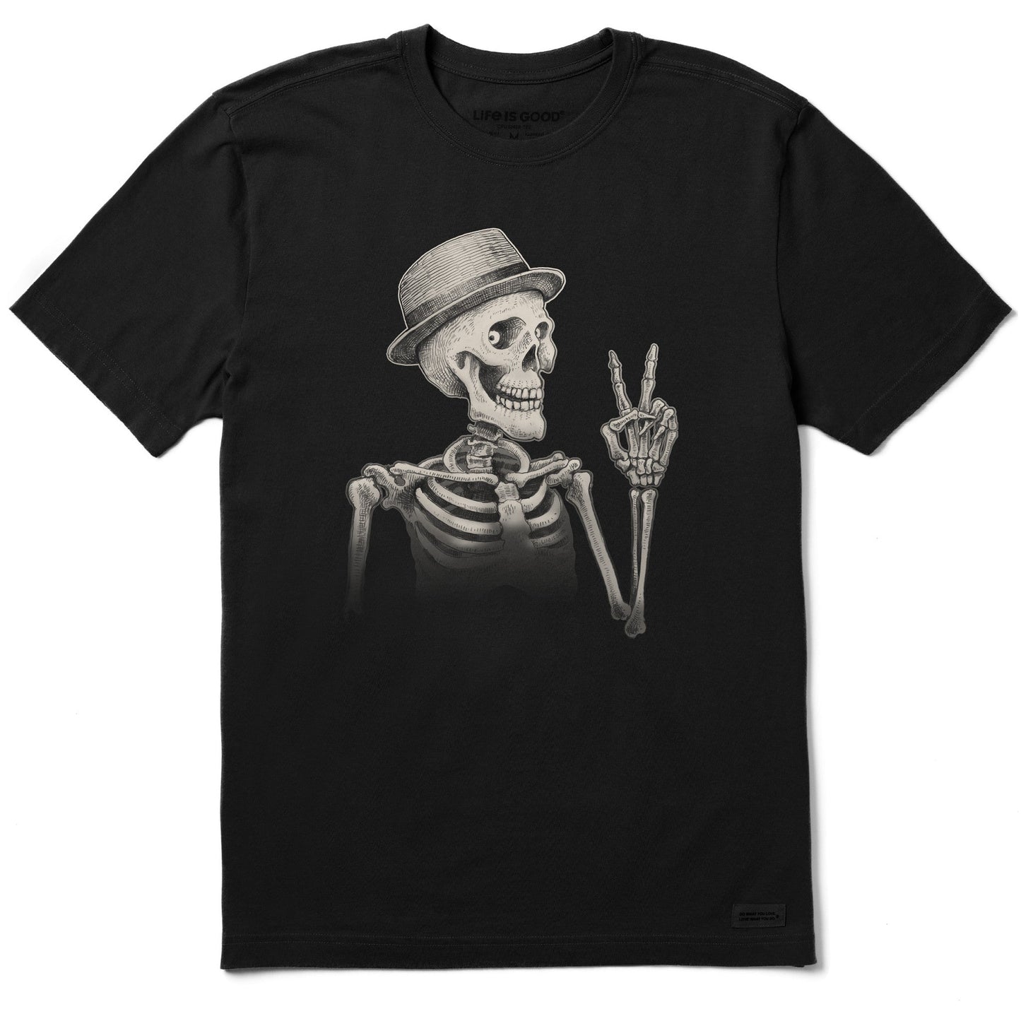 Men's Peaceful Bones Short Sleeve Crusher Tee