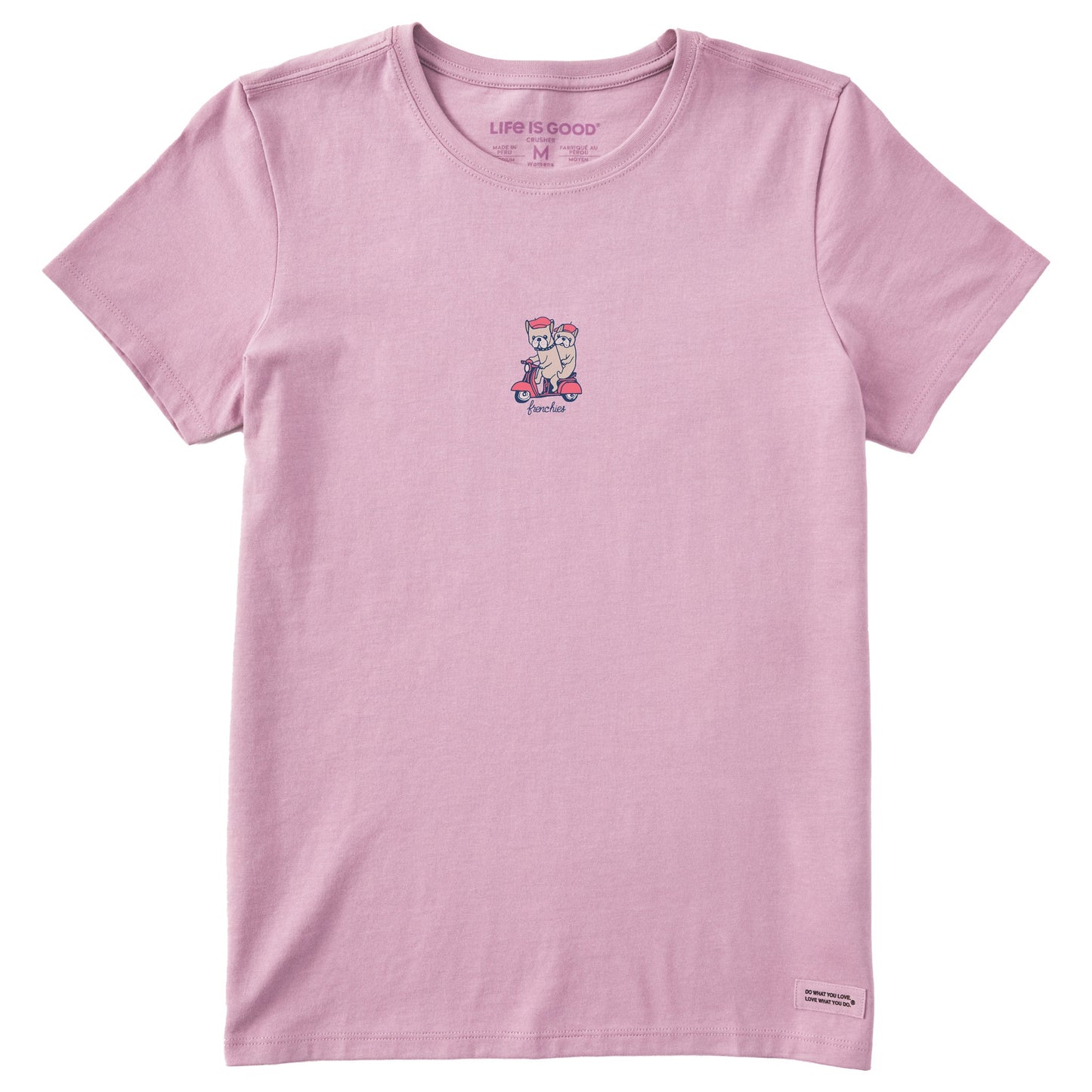 Women's Frenchies Scooter Short Sleeve Crusher Tee