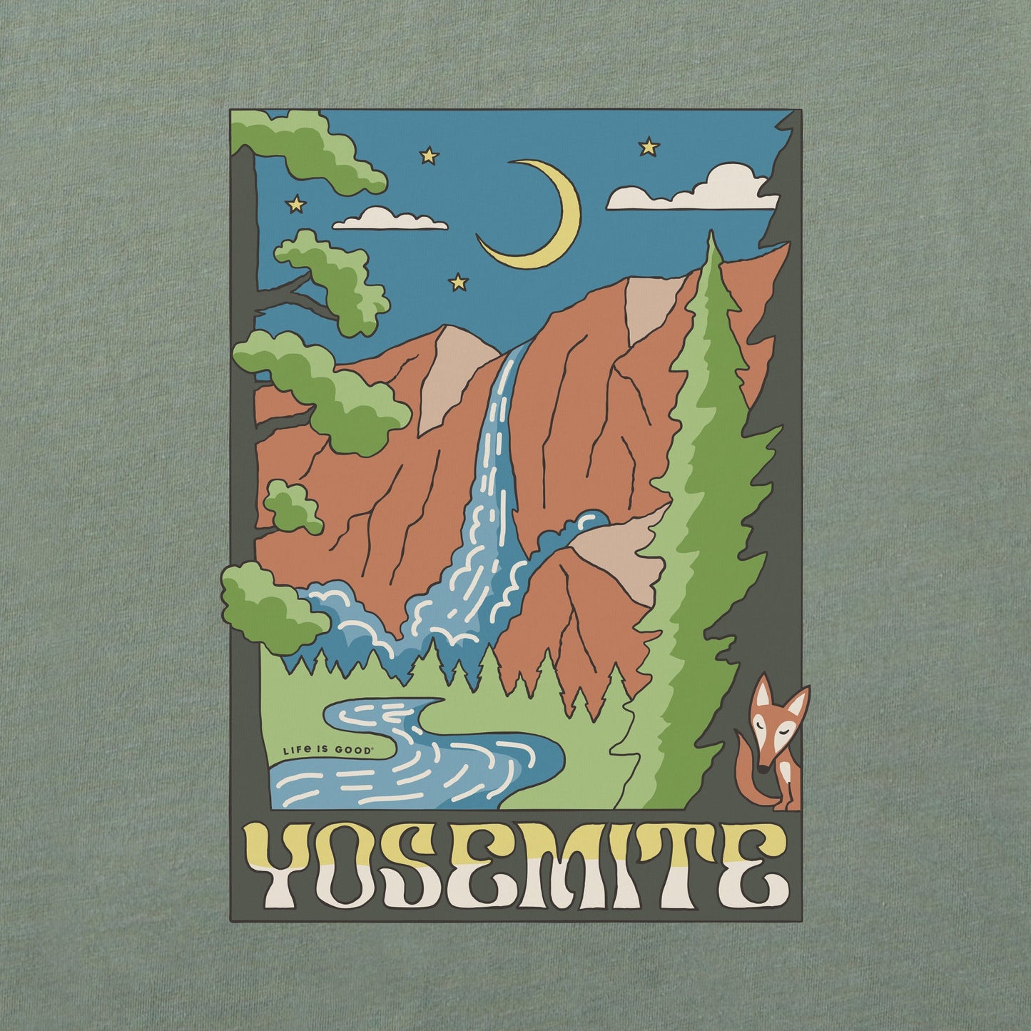 Men's Yosemite Falls Short Sleeve Tee