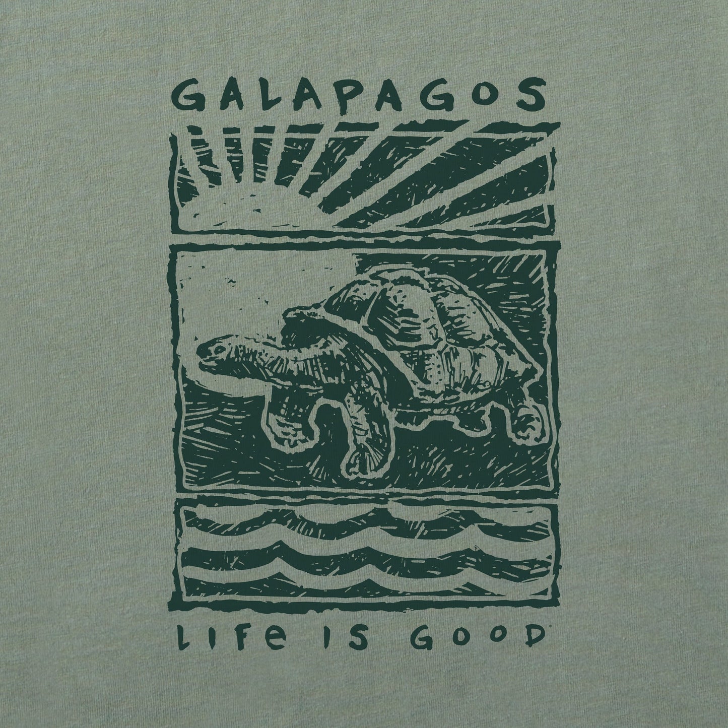 Men's Galapagos Tortoise Short Sleeve Tee