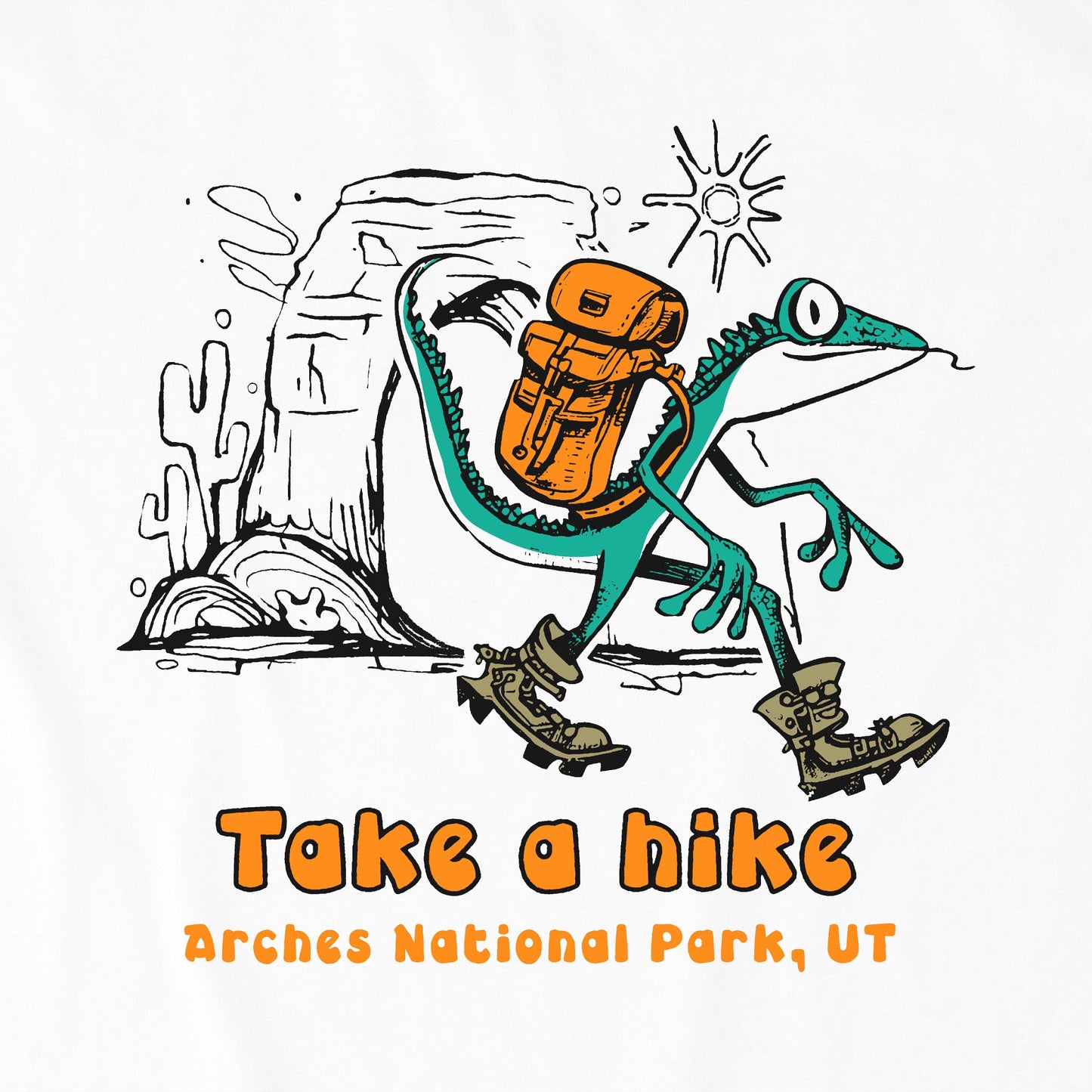 Men's Take a Hike Arches Short Sleeve Tee