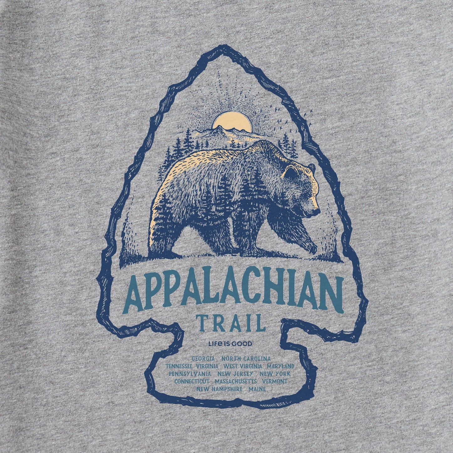 Women's Appalachian Trail Bear Short Sleeve Tee