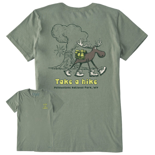 Women's Take a Hike Yellowstone Short Sleeve Crusher Tee