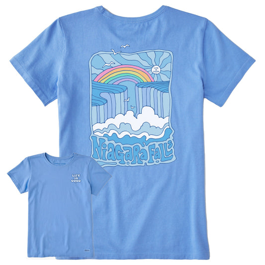 Women's Groovy Niagara Falls Short Sleeve Tee