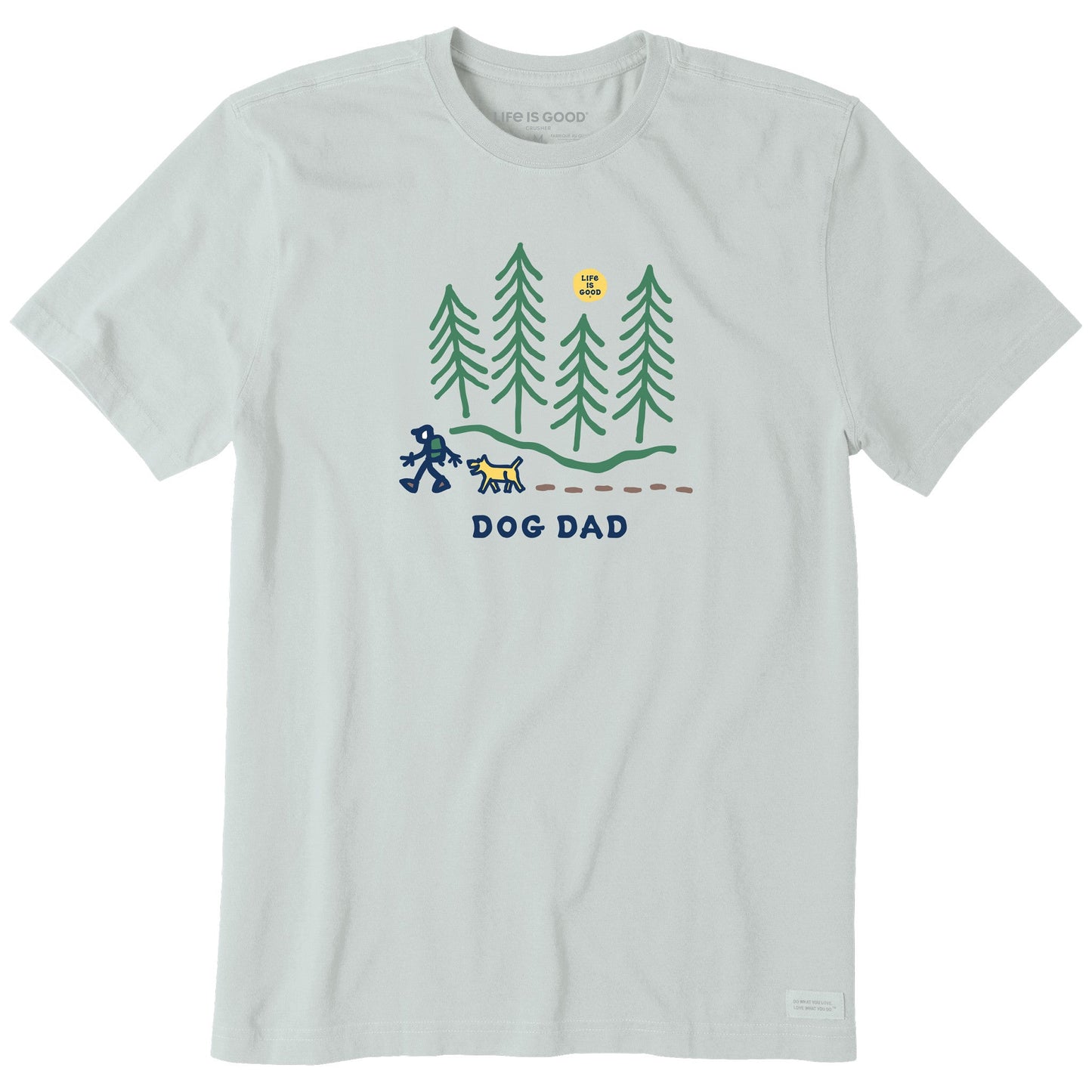 Men's Jake Hike Dog Dad Short Sleeve Crusher Tee