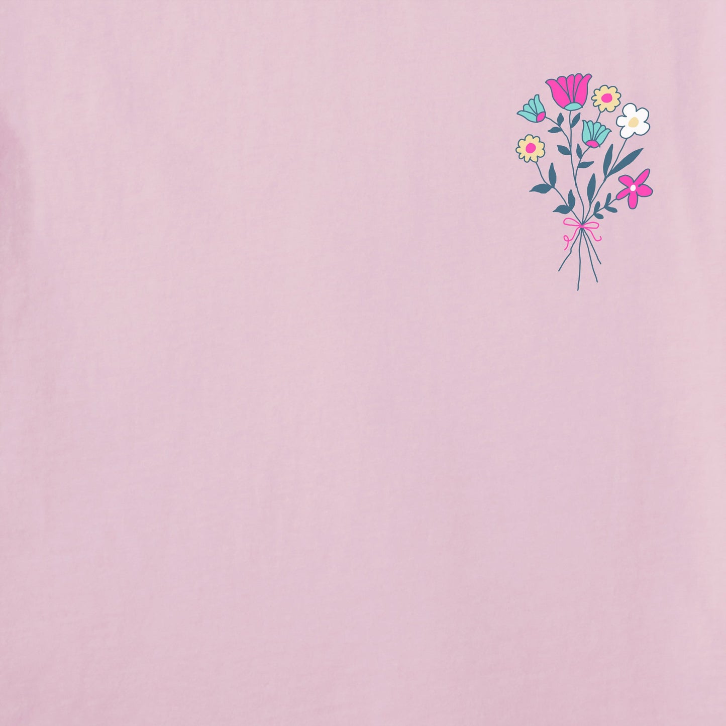 Women's Flower Bouquet Short Sleeve Tee