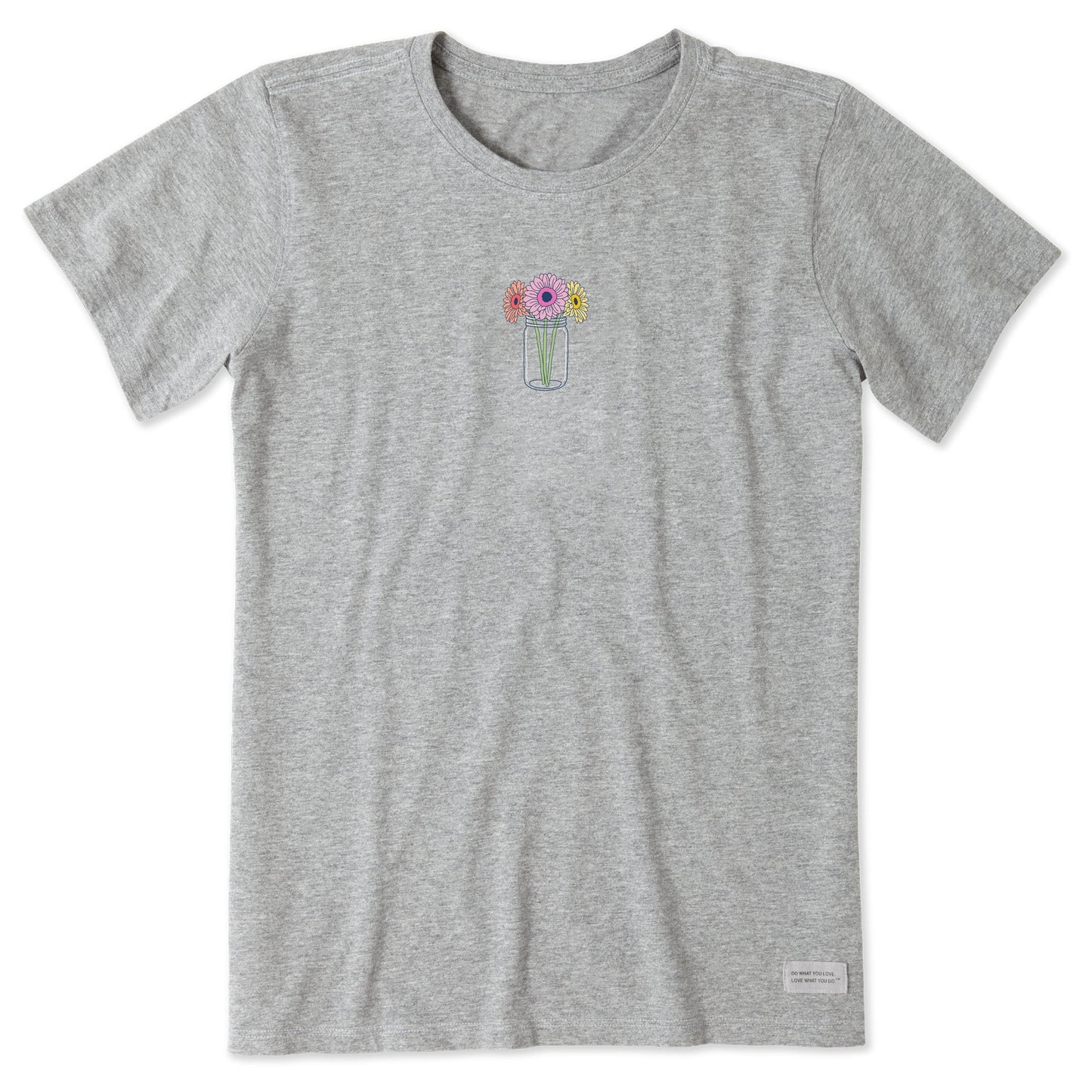 Women's Gerbera Flower Jar Short Sleeve Tee