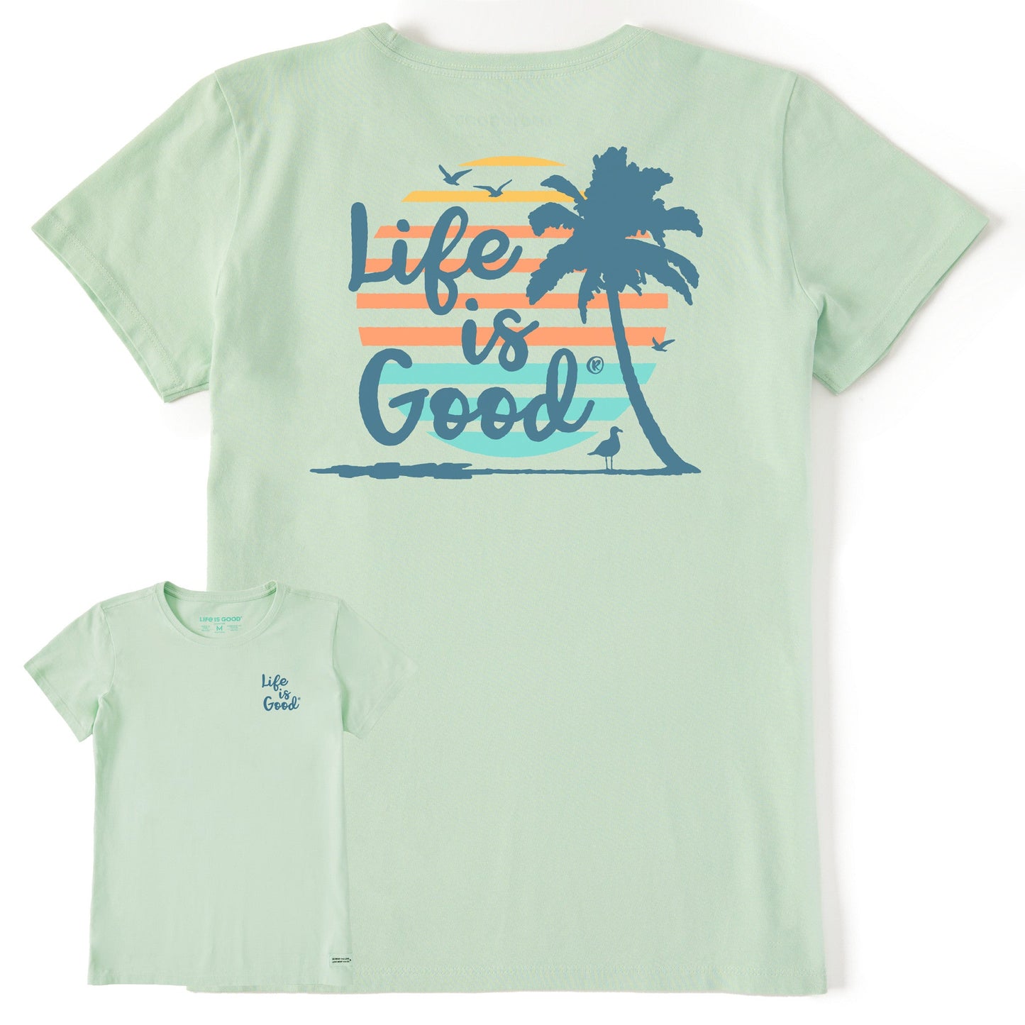Women's Circle Palms Short Sleeve Tee