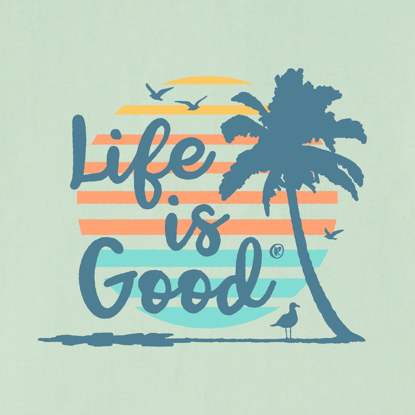 Women's Circle Palms Short Sleeve Tee