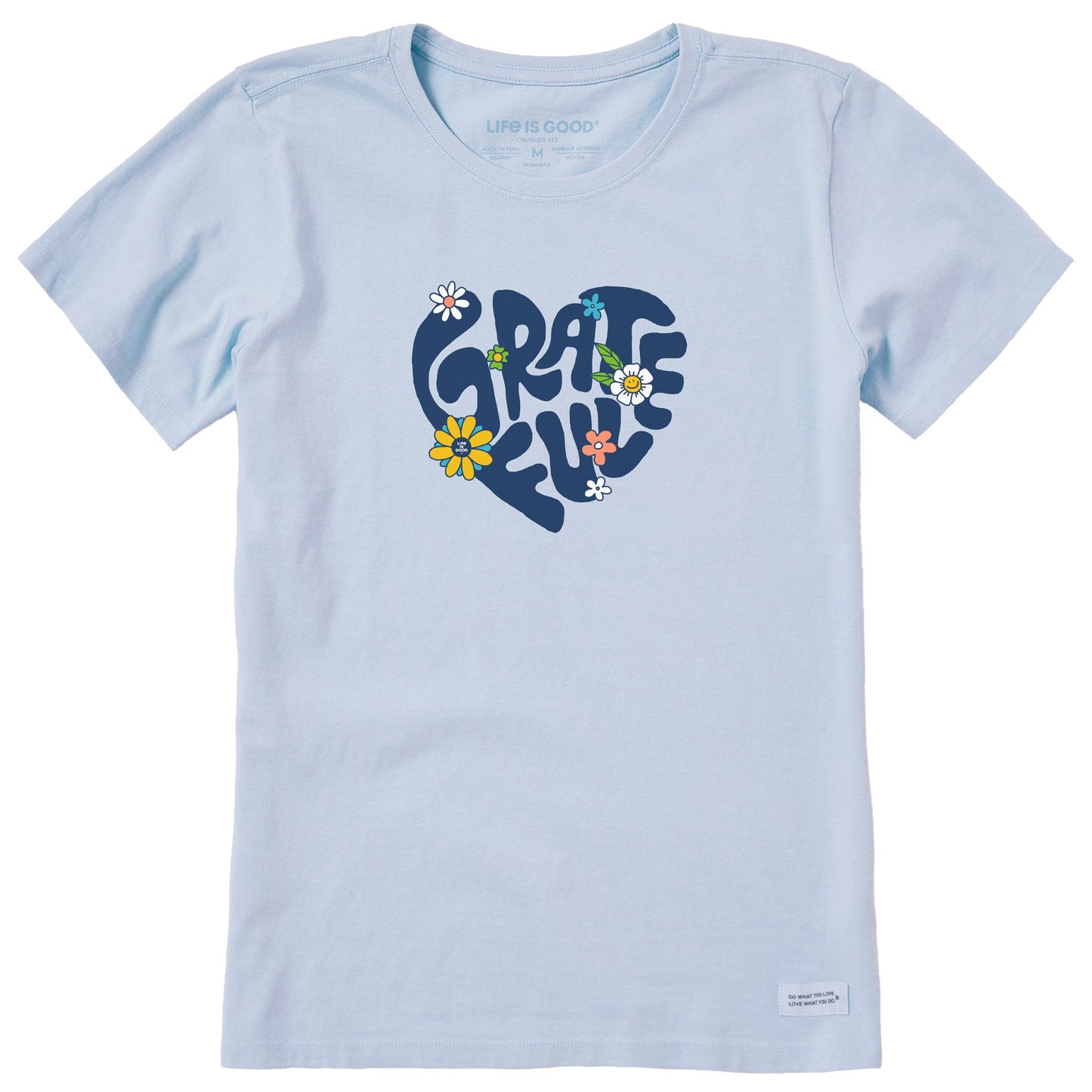 Women's Grateful Heart Short Sleeve Crusher Tee