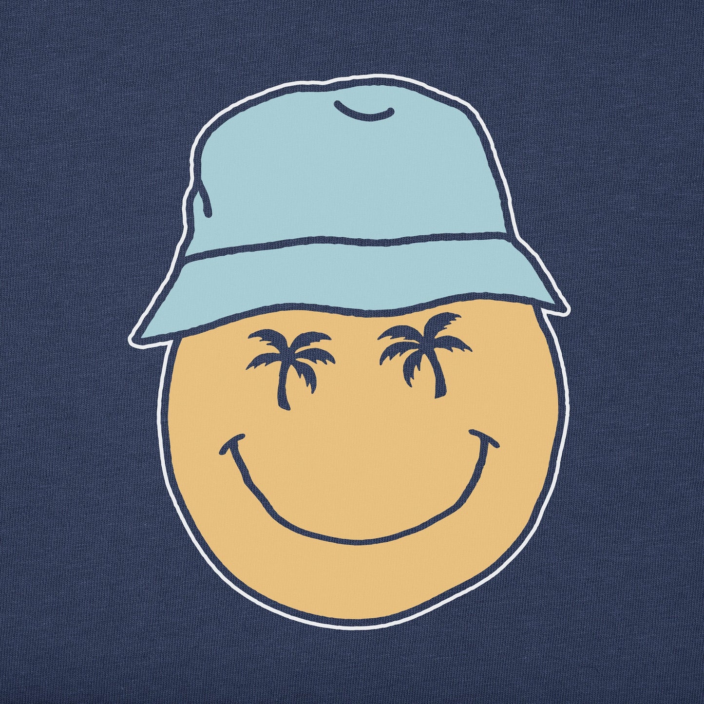 Men's Smile Palms Short Sleeve Crusher Tee