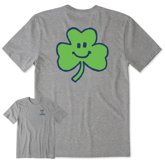 Men's Smile Clover Short Sleeve Crusher Tee