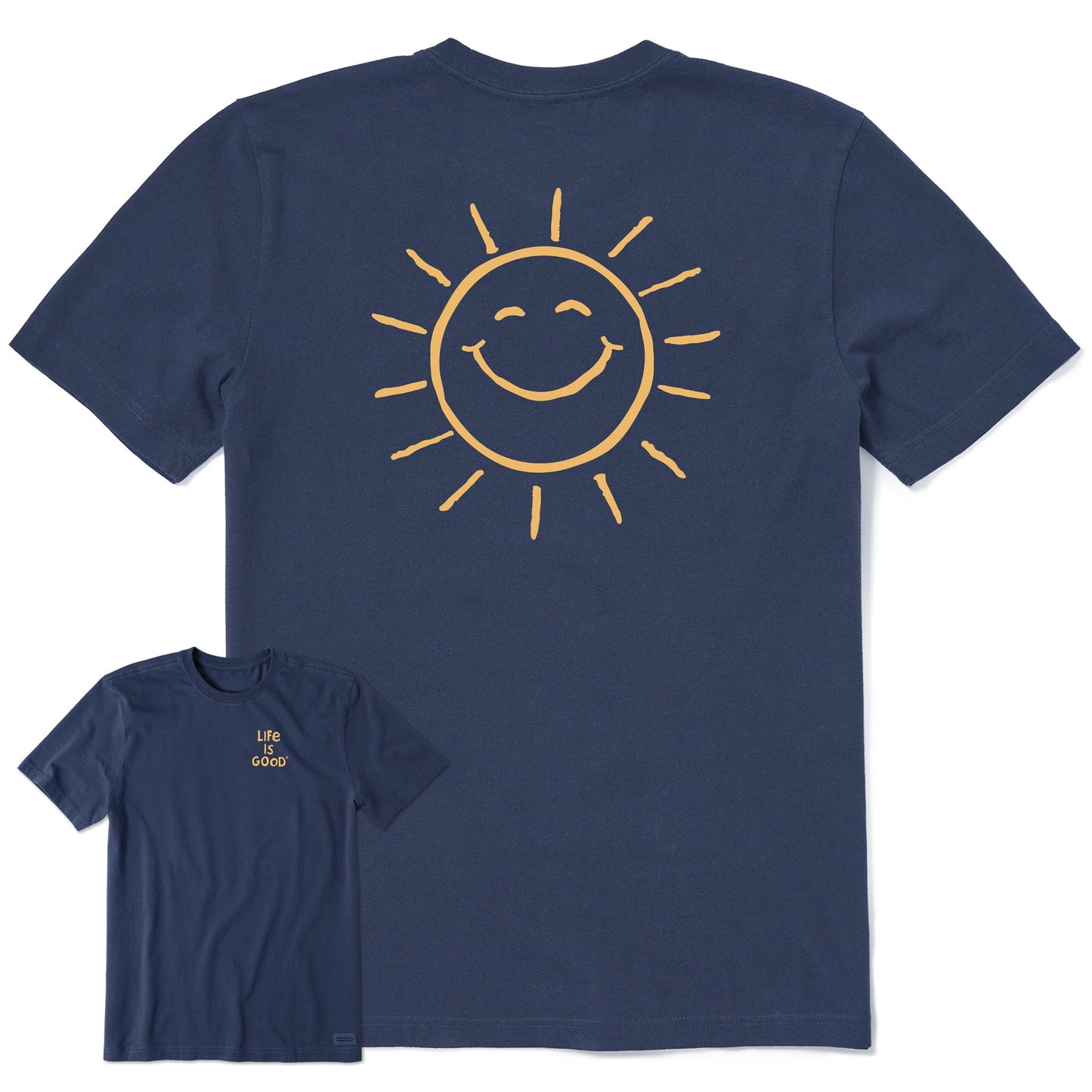 Men's Smile Sunshine Short Sleeve Crusher Tee