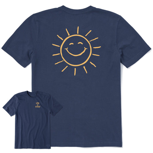 Men's Smile Sunshine Short Sleeve Crusher Tee