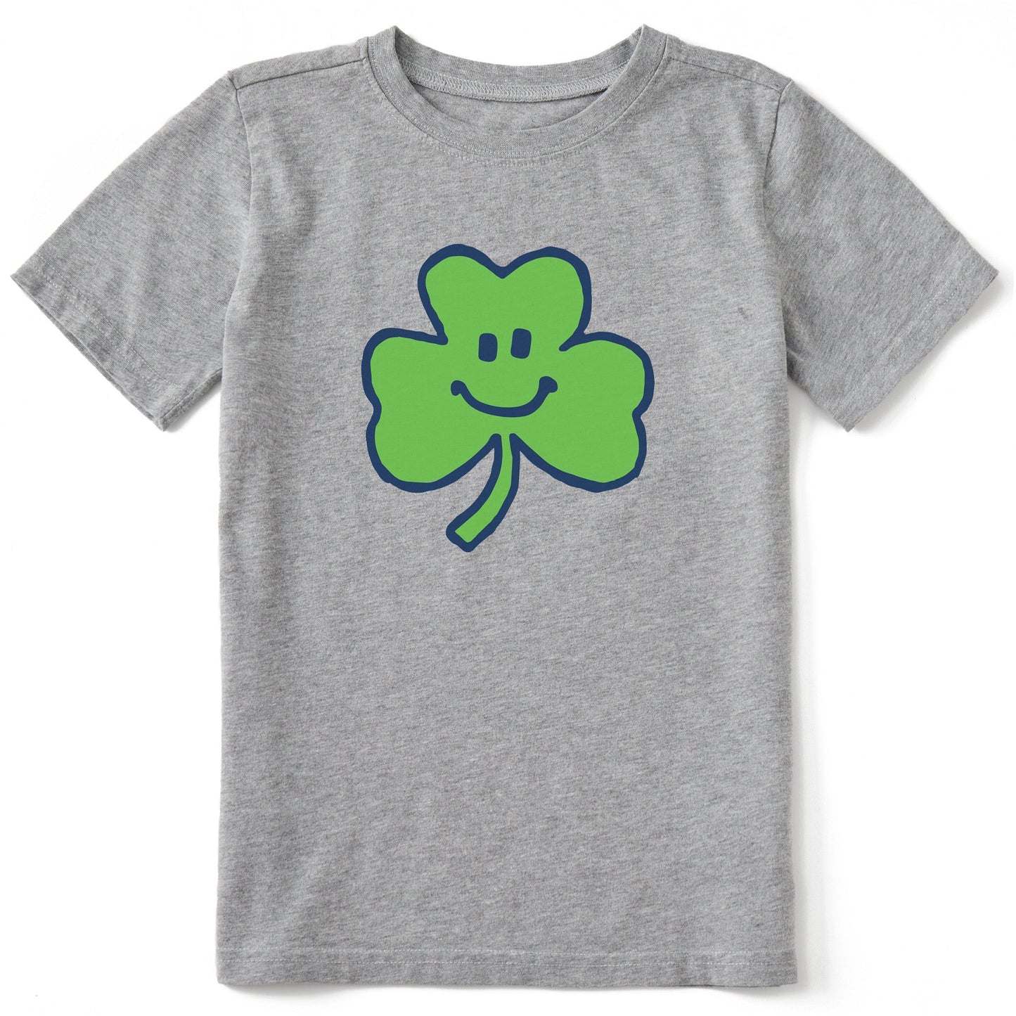 Kids Smile Clover Short Sleeve Crusher Tee