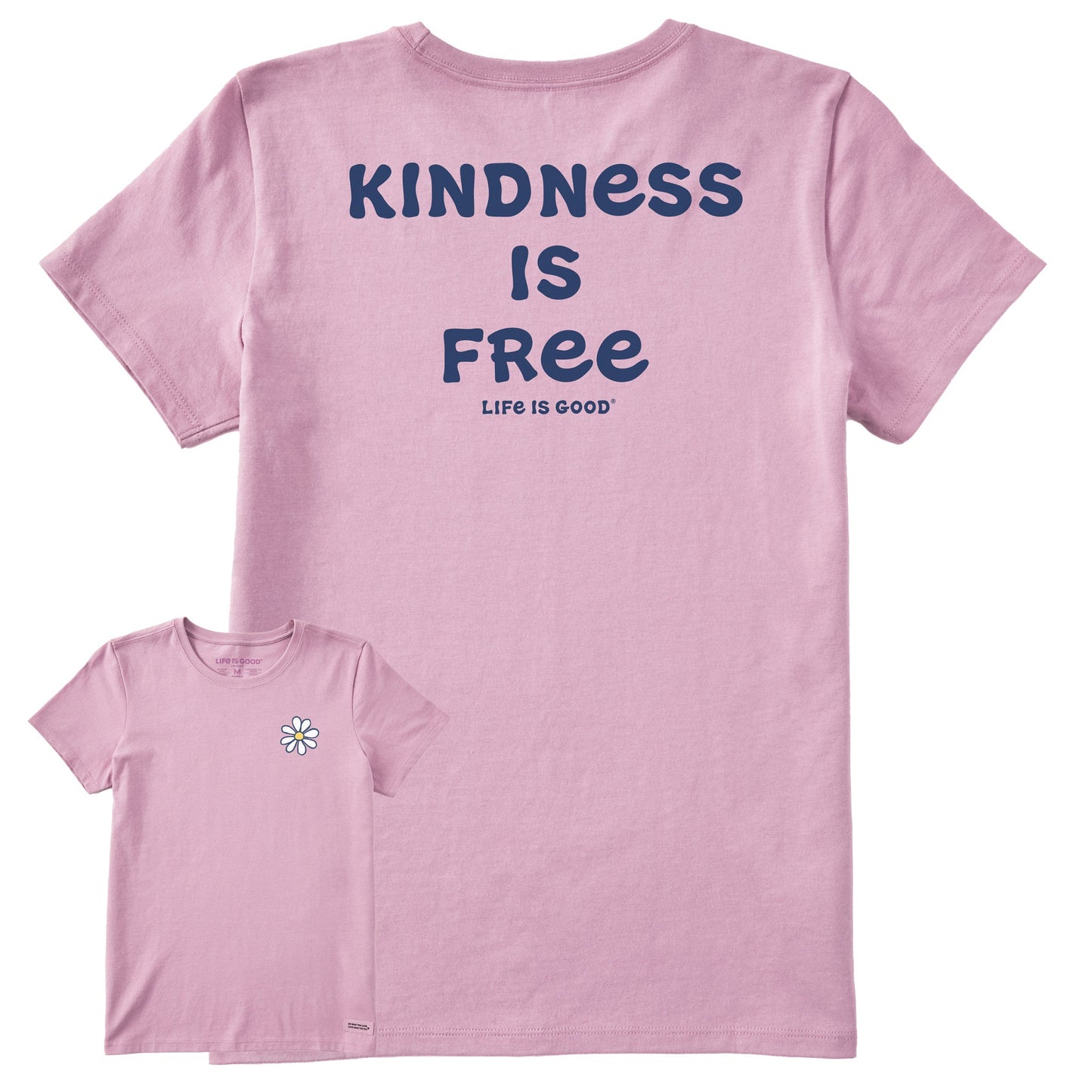 Women's Vintage Kindness is Free Short Sleeve Crusher Tee
