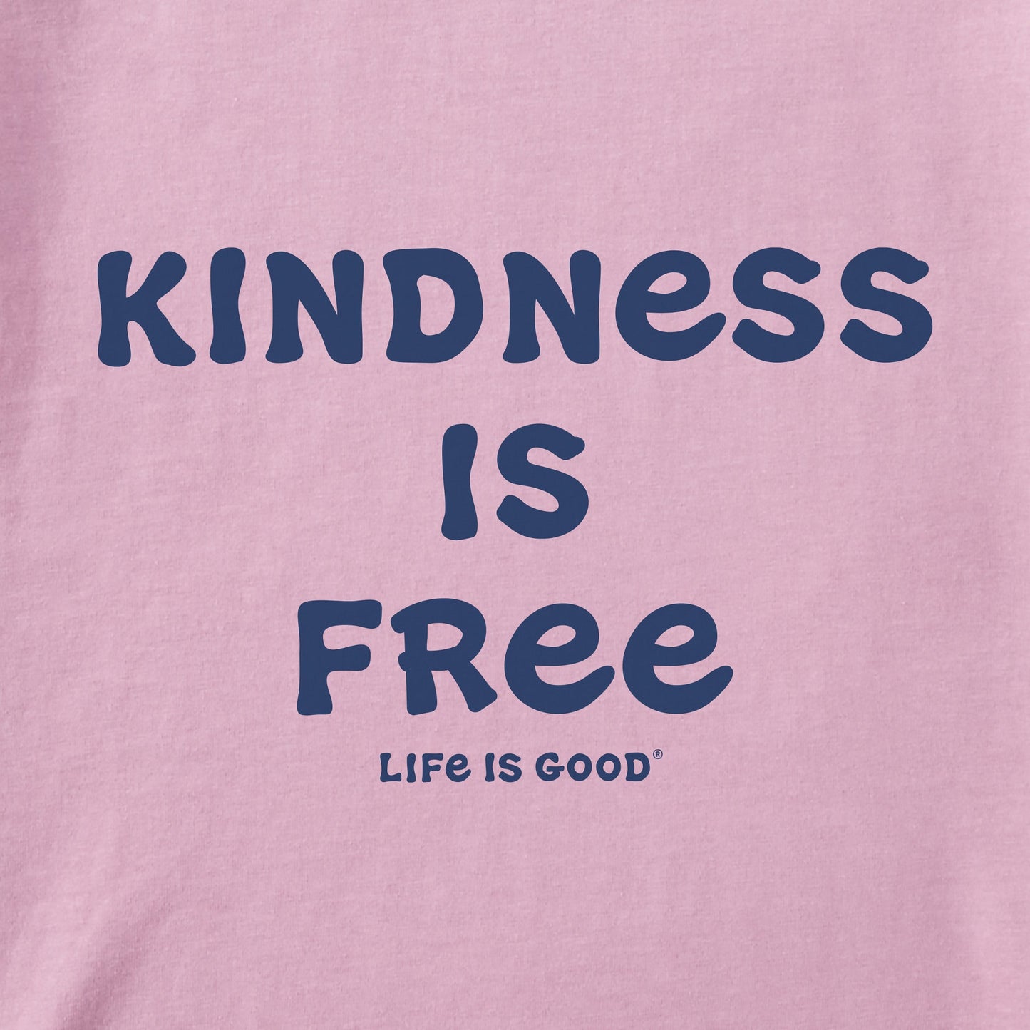 Women's Vintage Kindness is Free Short Sleeve Crusher Tee