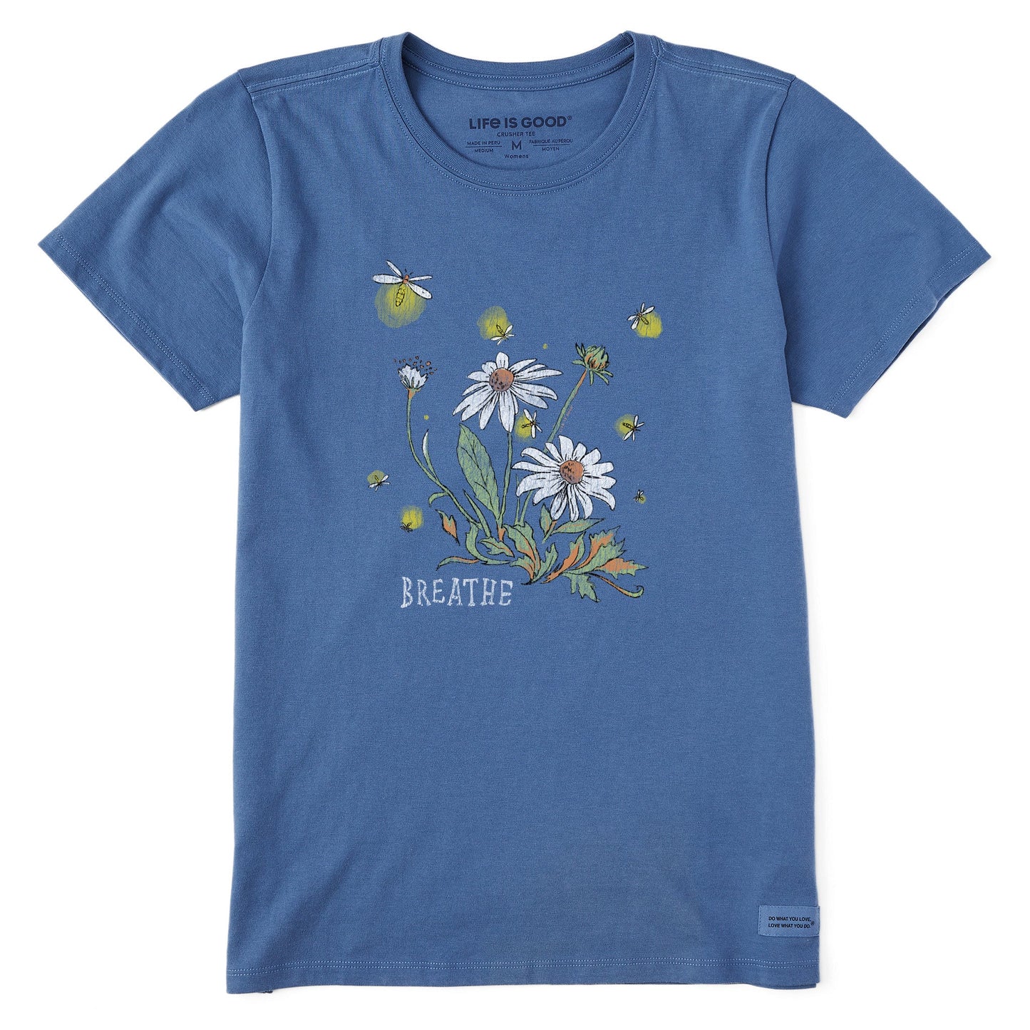 Women's Breathe Daisies Short Sleeve Crusher Tee