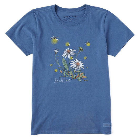 Women's Breathe Daisies Short Sleeve Crusher Tee