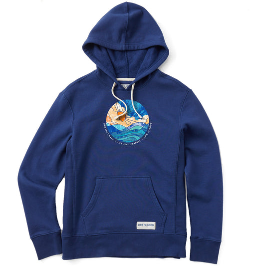 Women's Life Isn't Easy  Sun & Waves Simply True Fleece Hoodie