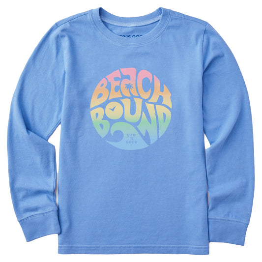 Kids Beach Bound Long Sleeve Crusher Tee