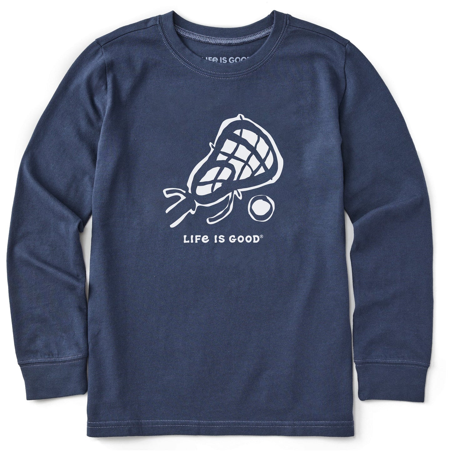 Kids Lacrosse Long Sleeve Crusher Tee