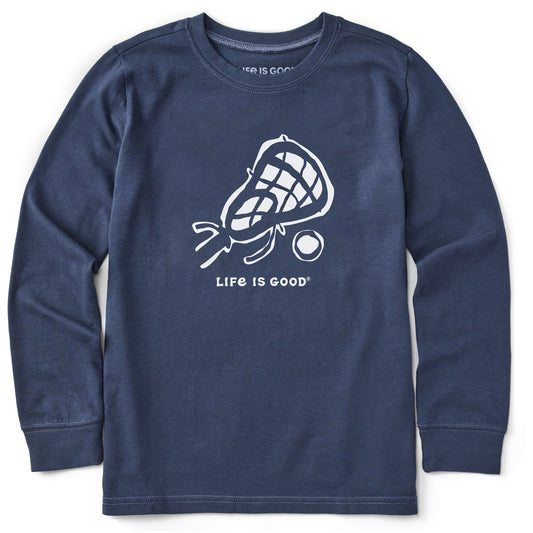 Kids Lacrosse Long Sleeve Crusher Tee