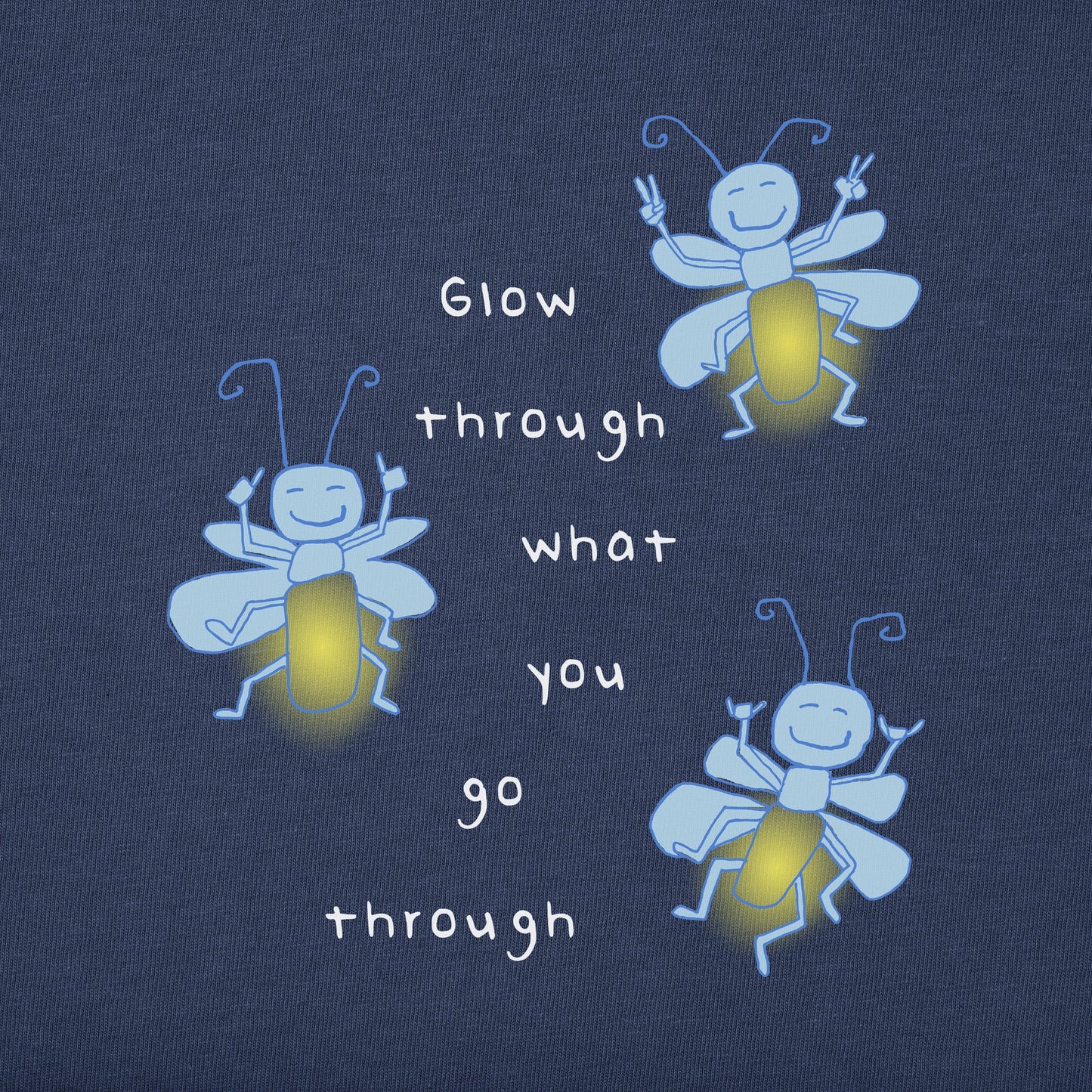 Women's Glow Through Fireflies Short Sleeve Tee