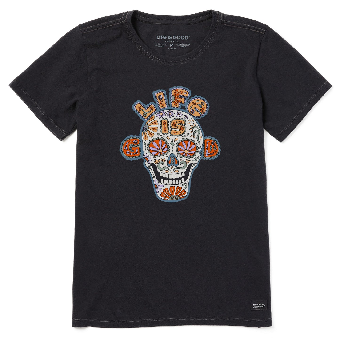 Women's Skull Short Sleeve Crusher Tee