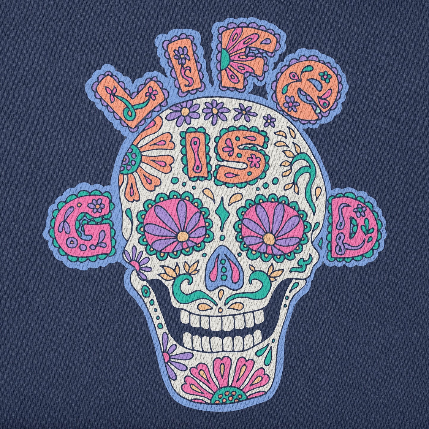 Women's Skull Short Sleeve Crusher Boxy Tee