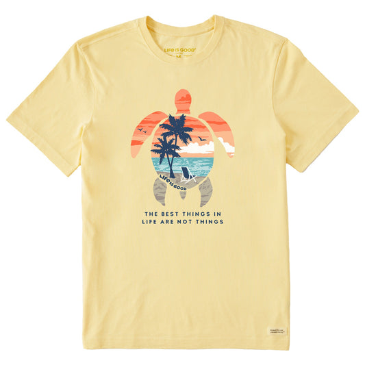 Men's Best Things Sea Turtle Beach Short Sleeve Tee
