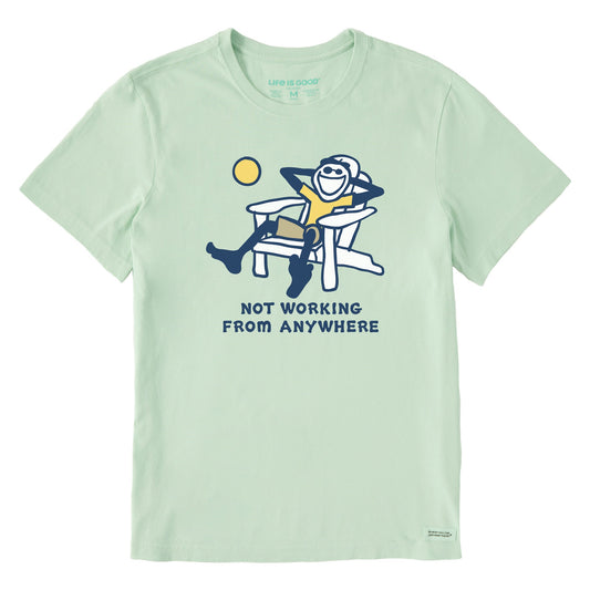 Men's Jake Not Working Adirondack Short Sleeve Crusher Tee