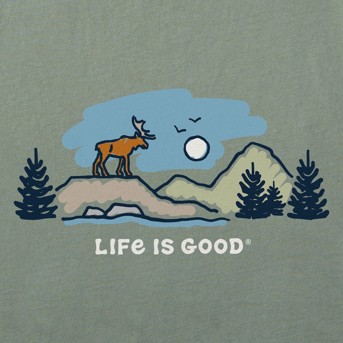 Men's Moose Mountain Vista Short Sleeve Tee