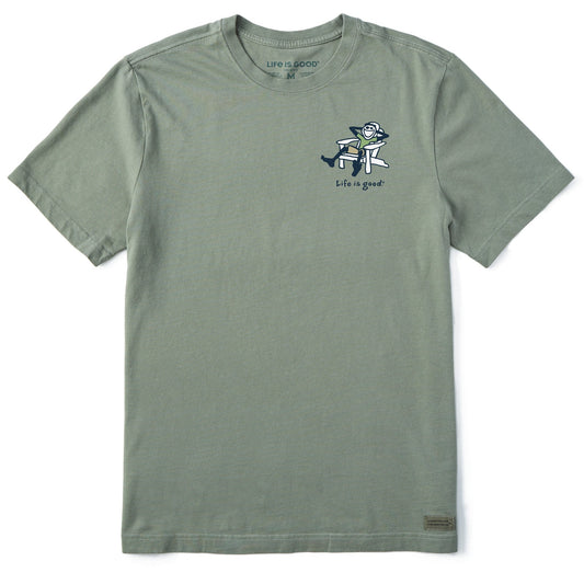 Men's Adirondack Jake Short Sleeve Crusher Tee